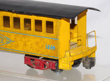 Load image into Gallery viewer, Thomas Industries Pioneer Days Passenger Coach 1869 smooth black roof O scale 2 rail
