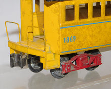 Load image into Gallery viewer, Thomas Industries Pioneer Days Passenger Coach 1869 smooth black roof O scale 2 rail
