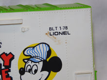 Load image into Gallery viewer, Lionel Disney Mickey Mouse Express Freight Set 14 Cars w/Birthday Car 1970s COMPLETE O
