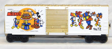 Load image into Gallery viewer, Lionel 6-9672 Mickey Mouse 50th Anniversary Happy Birthday Boxcar Disney Express
