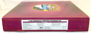 MTH 20-60017 Rheingold Standard Passenger Set 5 cars Deutsche Reichsbahn O-72 VHTF