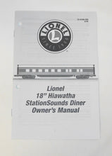 Load image into Gallery viewer, Lionel 6-29199 Milwaukee Road 18" STATIONSOUNDS Diner Aluminum Passenger Hiawatha C-8+
