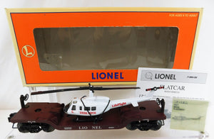 Lionel Lines Aviation Flat Car #6461 w/ Ertl Helicopter Life Flight 6-16968 General Hospital