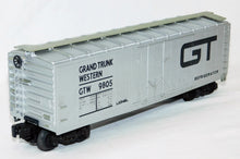 Load image into Gallery viewer, Lionel 9805 Grand Trunk Western GTW Standard O Reefer refrigerator car Silver 73
