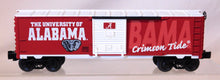 Load image into Gallery viewer, Lionel 6-39287 University of ALABAMA Boxcar Crimson Tide HTF 2007 C-8
