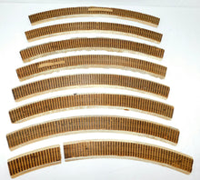 Load image into Gallery viewer, Tru Scale HO scale Roadbed Wooden EIGHT Vintage 22&quot; radius CURVES no rails
