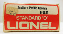 Load image into Gallery viewer, Lionel SP 9821 Southern Pacific gondola w/removable Coal load Standard O 1/48
