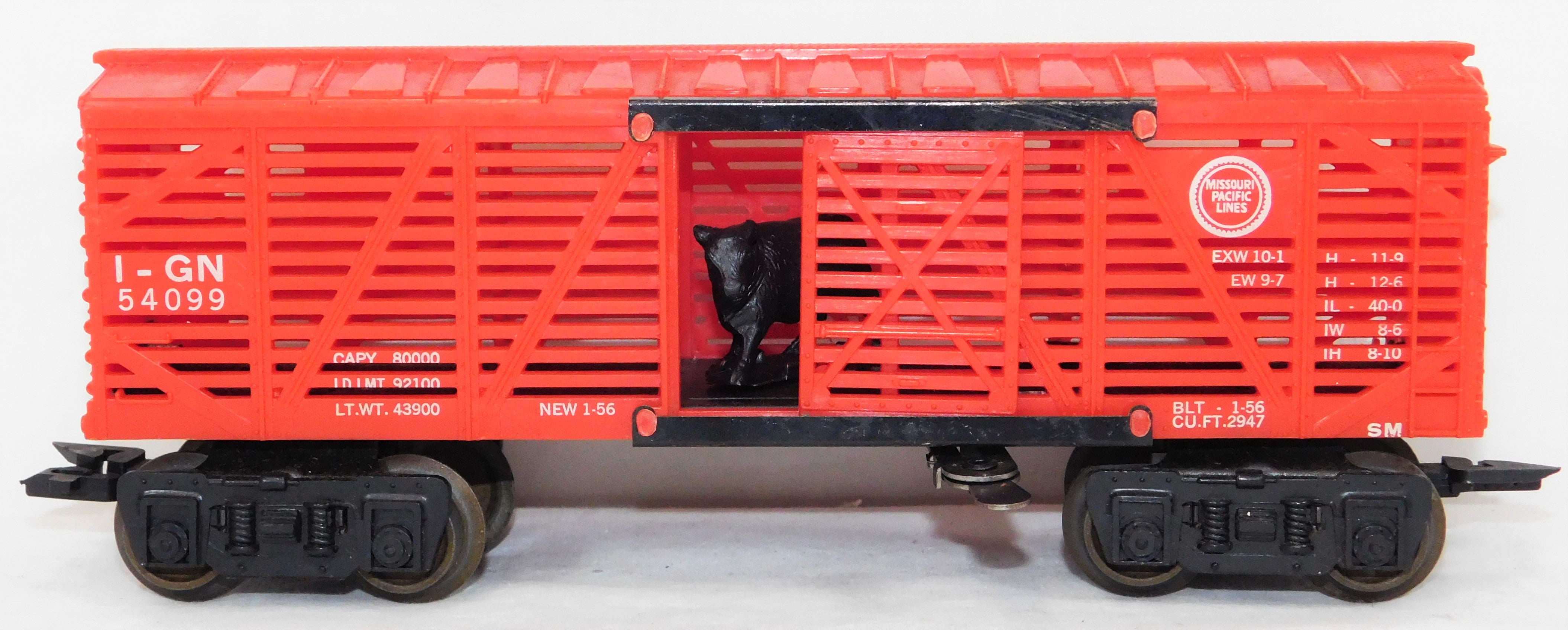 Marx 54099 Missouri Pacific Lines Operating Cattle car w