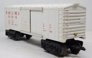 Marx 249319 Marlines Operating Boxcar w/opening door & man who comes to door 8wh