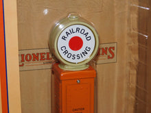 Load image into Gallery viewer, Lionel Tinplate 11-90033 #87 Railroad Crossing Signal Standard Gauge Sealed
