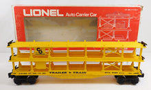 Load image into Gallery viewer, Lionel 6-9126 C&amp;O Chesapeake &amp; Ohio Auto Carrier 3level 1975 Trailer Train BOXED
