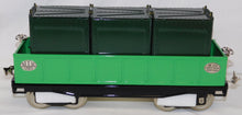 Load image into Gallery viewer, MTH 10-1074 Standard Gauge Tinplate Traditions Lionel 212 Gondola w/ Cannisters
