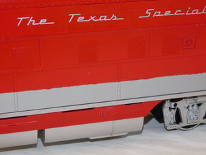 LGB TEXAS SPECIAL F3 AA + 3 Passenger Cars CUSTOM PAINT G gauge scale Sound MKT