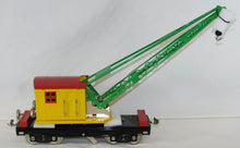 Load image into Gallery viewer, MTH 10-1081 219 Crane Car Tinplate Traditions Yellow w/ Nickel Trim Standard Gauge
