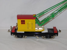 Load image into Gallery viewer, MTH 10-1081 219 Crane Car Tinplate Traditions Yellow w/ Nickel Trim Standard Gauge
