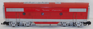 LGB TEXAS SPECIAL F3 AA + 3 Passenger Cars CUSTOM PAINT G gauge scale Sound MKT