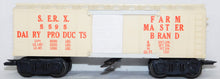 Load image into Gallery viewer, Marx 5595 Dairy Products Operating Reefer w/opening door &amp; man &amp; PLATFORM milkcar
