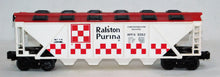 Load image into Gallery viewer, Lionel Trains 6-9262 Ralston Purina Quad Hopper w/12 opening hatches O Gauge 1975
