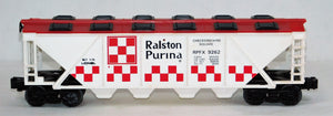 Lionel Trains 6-9262 Ralston Purina Quad Hopper w/12 opening hatches O Gauge 1975