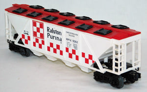 Lionel Trains 6-9262 Ralston Purina Quad Hopper w/12 opening hatches O Gauge 1975