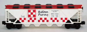 Lionel Trains 6-9262 Ralston Purina Quad Hopper w/12 opening hatches O Gauge 1975