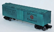 Load image into Gallery viewer, Lionel 6-5700 Oppenheimer Woodside Reefer Boxed Sausage Casings 1981 #1 in TOC
