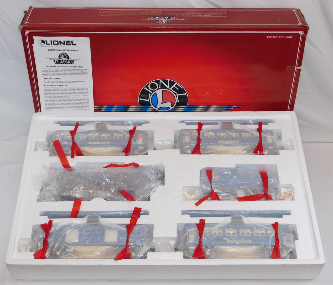 Lionel 6-51004 Blue Comet O Gauge BLUE COMET STEAM ENGINE & PASSENGER SET C-9