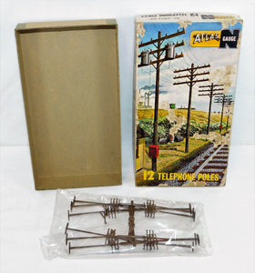 Atlas 2801-69 Telephone Poles SEALED (12) in Old Box N gauge Vintage  scenery