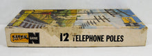 Load image into Gallery viewer, Atlas 2801-69 Telephone Poles SEALED (12) in Old Box N gauge Vintage  scenery
