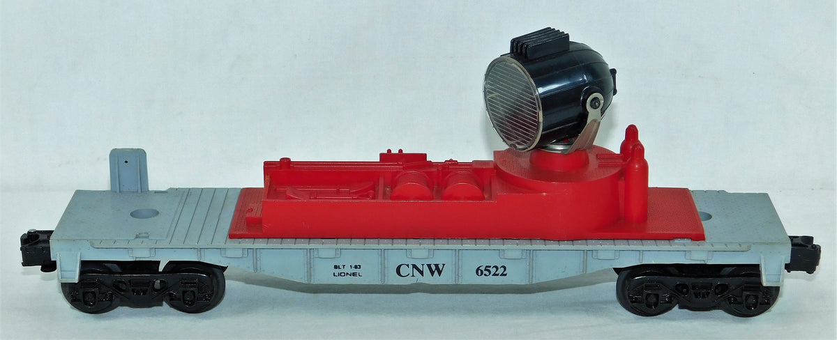 Searchlight Car Lionel 6522 Operating Searchlight Car Chicago Northwestern CNW 1983 O ...