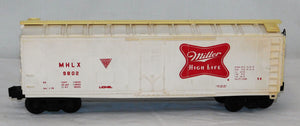 Lionel 6-9802 Miller Beer High Life Billboard Reefer Car Standard O GAUGE 1970s