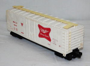 Lionel 6-9802 Miller Beer High Life Billboard Reefer Car Standard O GAUGE 1970s