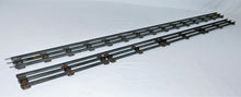 Load image into Gallery viewer, Lionel 65024 + K-Line 0256 long track 027 36&quot; long straight track tubular C6 2pc
