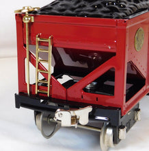Load image into Gallery viewer, MTH 10-1101 Standard Gauge Tinplate Traditions Red Hopper with Brass Trim No.516
