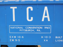 Load image into Gallery viewer, Lionel 6464-1965 TCA Blue Boxcar 6464 1965 Train Collectors Convention C-8 CLEAN bottom stamped
