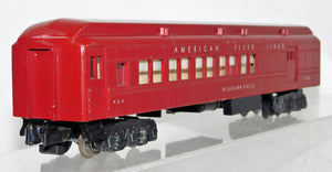 American Flyer 953 Heavyweight Niagra Falls Combination Passenger Car 6 whl trux