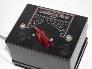 BOXED American Flyer #2 transformer 75 watts AC servcd & wrks postwar Gray Metal