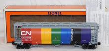 Load image into Gallery viewer, Lionel 6-19345 Canadian National 3-Bay Cylindrical Hopper Std O C9 2 Diff Sides!
