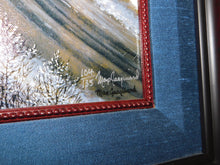 Load image into Gallery viewer, High Level Crossing Max Jacquiard S/N Giclee Framed Canvas Railroad 104/135 CP
