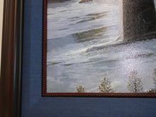 Load image into Gallery viewer, High Level Crossing Max Jacquiard S/N Giclee Framed Canvas Railroad 104/135 CP
