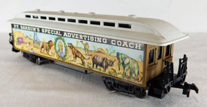 AHM 6234 Barnum Circus Special Advertising Coach Italy Rivarossi Boxed C-8 LN HO Scale