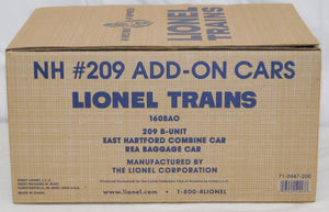 Lionel 6-52423 #1608W New Haven Alco ABA Passenger Set LCCA 2007 + 52447 Add On