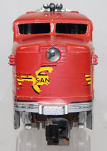 Load image into Gallery viewer, American Flyer 473 POWERED Santa Fe PA-1 Warbonnet Diesel Engine Knuckle S 1950s
