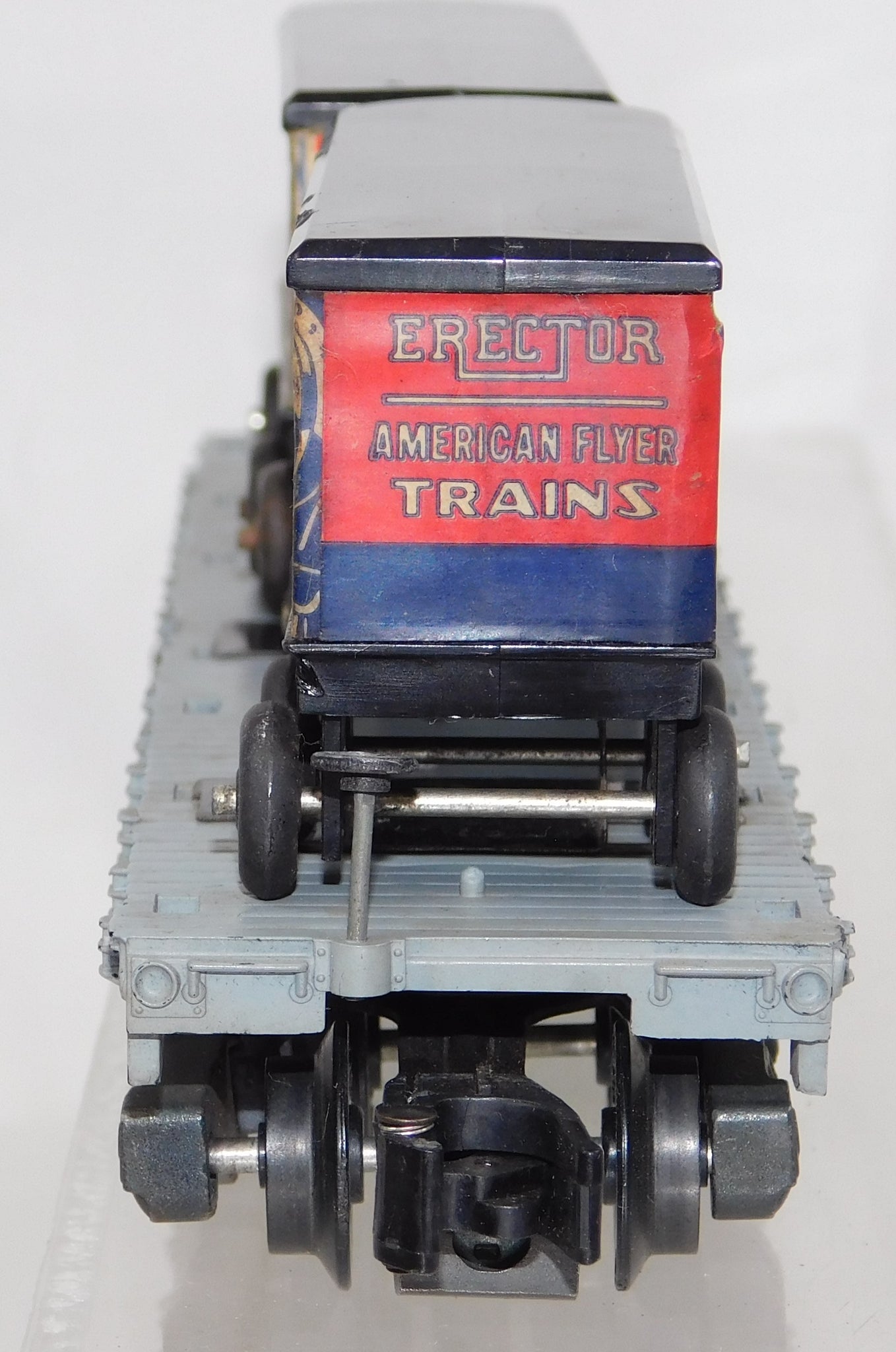 American Flyer Line Gilbert Electric Depressed Center Flatcar with Cable  Reel