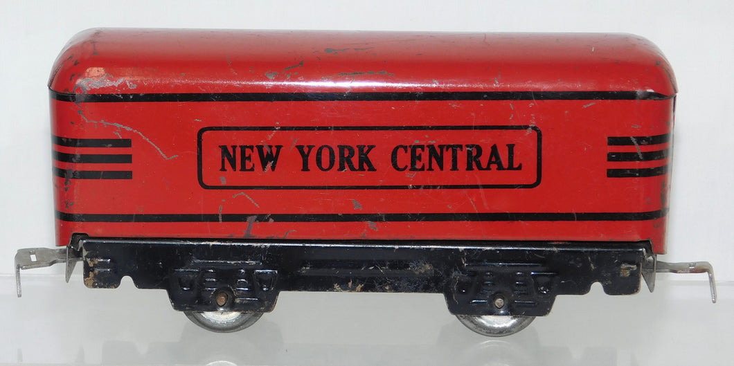 Marx 551 Tender NYC Dark Red 4Whl O Gauge Black frame New York Central 6