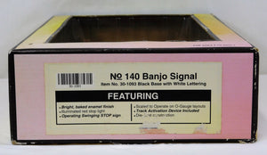 MTH 30-1093 No. 140 BANJO SIGNAL w/ track activation device Lionel remake O