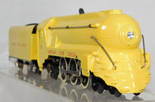 Load image into Gallery viewer, American Flyer 353 Circus Train Streamline Torpedo Loco/Tender YELLOW repaint LC
