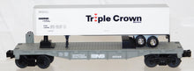 Load image into Gallery viewer, MTH 30-7616 Norfolk &amp; Southern Flat Car w/ Trailer Triple Crown O Boxed C8 60368
