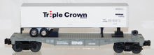 Load image into Gallery viewer, MTH 30-7616 Norfolk &amp; Southern Flat Car w/ Trailer Triple Crown O Boxed C8 60368
