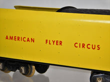 Load image into Gallery viewer, American Flyer 353 Circus Train Streamline Torpedo Loco/Tender YELLOW repaint LC
